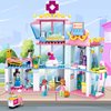 Sluban Friends Hospital Building Sets for Girls 6-12, City Physical Examination Center Playset with 5 Minifigures, Compatible with Lego Friends, Christmas Thanksgiving Day Gifts for Kis Ages 8-12