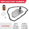 Fitede RE0F11A JF015E Transmission Filter Oil Pan Gasket Kit Fits for 2012-2019 Nissan Versa Sentra Versa Note Replaces# 33010-JF015 31726-28X0A 31726-3JX0A RE0F11A 19318012
