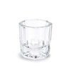 Rolabling Glass Dappen Dish Crystal Cup Dappen Dish for Nail Art Acrylic Powder Nail Art Tools (no lid 1pc)