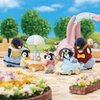 Calico Critters Penguin Babies Ride 'n Play - Doll Playset with 2 Poseable Figures, Pushcart & More!