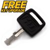 HD Switch GY20074 AM133597 Starter Ignition Key Switch fits John Deere Scotts Sabre Lawn Mower Garden Tractor - Includes 2 Key & Free Keychain
