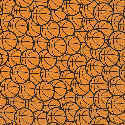 Basketball Party Napkins 40 Count | 2 packs of 20CT Cocktail Napkins