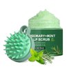 Rosemary Mint Scalp Scrub for Thinning Hair, Scalp Exfoliator Scrub Shampoo Promote Hair Growth, Scalp Treatment to Clarify and Remove Build Up with Silicone Scalp Massager, Itchy Scalp Relief