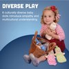 Creative Minds Basket of Babies Soft Baby Dolls, Sensory Toys, Multicultural, Diversity, Inclusion and Social Emotional Learning, Baby Toys for All Ages, Set of 6 Plush Dolls, Multicolor