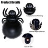 Spider Balloons Animals Balloons Black Spider Foil Balloons for Spider-Themed Party Birthday Party Supplies Decorations Halloween Party Decorations Balloons Party Sets-5pcs