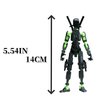 Nemoro (Assembed 3D Printed 5.54'' Dummy13 Action Figure, Multi-Jointed Tian13, Articulated T13 Desktop Decoration,12 in 1 d13 Accessories Best Birthday Festival Gift