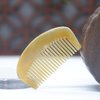 TAMAWIRE Natural Buffalo Horn Comb, Hair Comb, Anti Static Horn Comb, Beard Comb, Horn Fine Tooth Comb, Gift For Men Women Mom Wife Daughter, Birth Day (Style D)