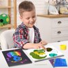 Art & Craft Activity,Foil Craft Dinosaur DIY Art Fun Kits,No Mess Creative Foil Art Kits Set Drawing Game for Kids,Birthday Gifts Crafts Supplies Travel Toys for Girls Boys Ages 4 5 6 7 8 9 Year Old