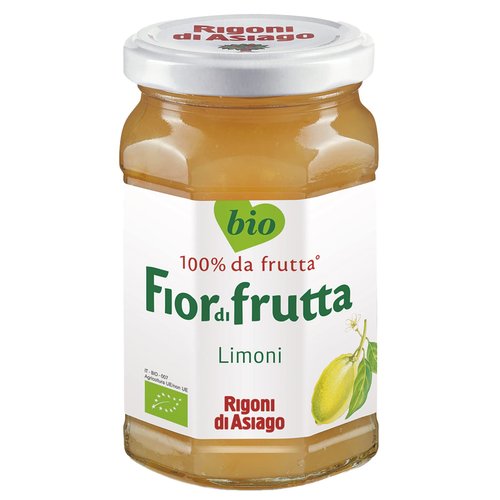Rigoni di Asiago Fiordifrutta Organic Fruit Spread, Lemon, 6 Count