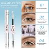 GAQQI Lash Clusters Volume & Fluffy Eyelash Clusters 10-14mm Cluster Lashes 120PCS, Cluster Eyelash Extensions C Curl, Ultra-thin & Soft Clear Band False Lashes Wide Band (WING)
