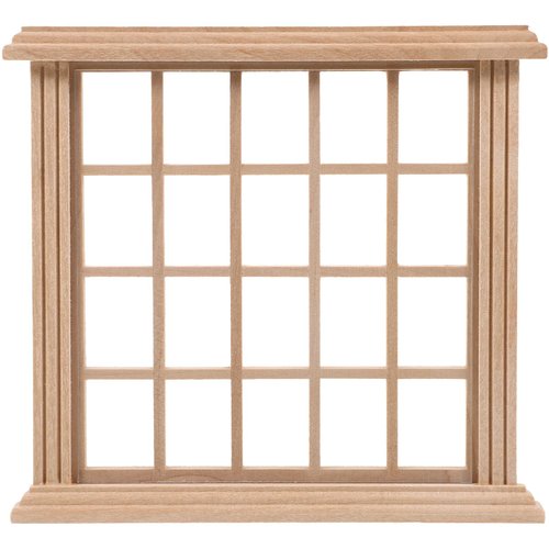 POPETPOP Dollhouse Windows- 1: 12 Scale Miniature Dollhouse Furniture Window Frame Model Dollhouse Furniture DIY Dollhouse Bedroom Accessories