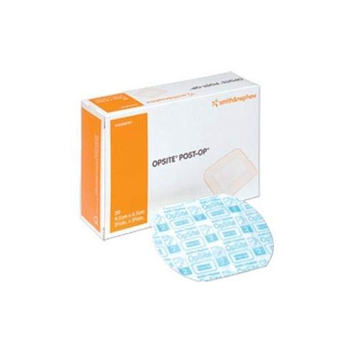 6487141 PT# 66000708 Dressing Opsite Post-Op 2-1/2x2" Film Abs Nadh 100/Bx Made by Smith & Nephew Wound Care