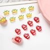 80Pcs Christmas Nail Charms 3D Christmas New Year Nail Charms Snowman Nail Art Supplies Santa Claus Deer Gloves Snowflake Elk Xmas Tree Resin Charms Christmas Nail Art Accessories for Women