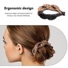 KALLORY Ponytail Hair Jewelry Banana Clips Hair for Thick Korean Hair Accessories Small Hair Clips Banana Hair Clips for Women Banana Combs for Hair Barrette Gothic Hair Clips Tail Clip