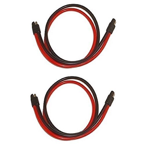 LOT OF 2 Workman TP-10 2-Pin 24" Polarized Quick Disconnect CB Radio Power Cord