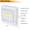 TBTeek Closet Light, Super Bright, Battery Operated, Stick Anywhere, 200 LM Cob Led Lamp, Light Switch Nightlight, Tap Lights for Closet, Shed, Attic, Emergency (4 Pack)