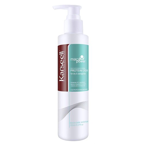 Karseell Repair Protein Cream Leave-In Conditioner Hair Treatment Herbal Essences Organic Protein Cream for Dry Damaged Hair 150ml