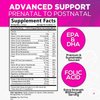 Women's Prenatal Multivitamin with Folic Acid & DHA, Prenatal Vitamins w/ Folate, Omega 3, Vitamins D3, B6, B12 & Iron, Pregnancy Support Prenatal DHA Supplement, Non-GMO Gluten Free - 120 Softgels