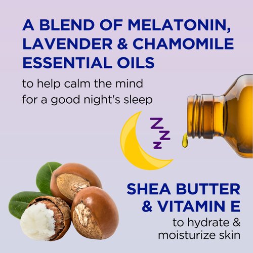 Dr Teal's Sleep Body Lotion, 24-Hour Moisture, with Melatonin, Lavender & Chamomile Essential Oils, 8 fl oz (Pack of 3)(Packaging May Vary)