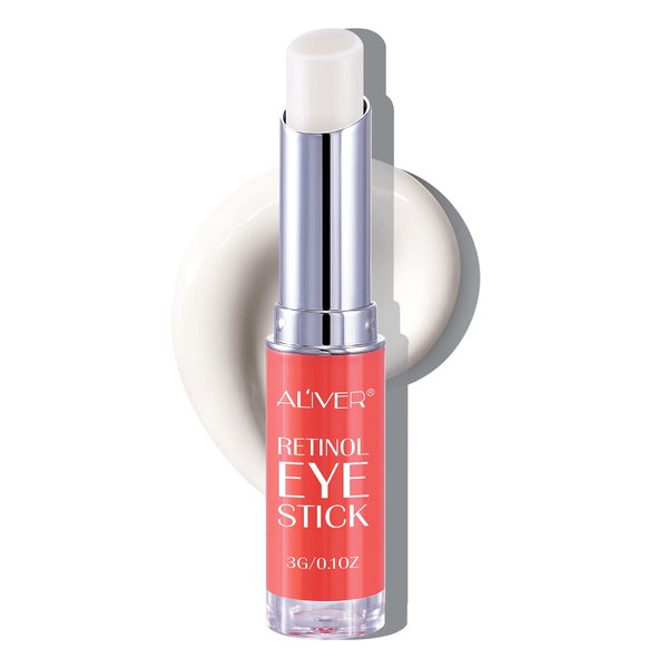 Retinol Eye Stick, Retinol Eye Cream for Dark Circles and Puffiness, Eye Cream Anti Aging, Under Eye Treatment Hydrating Eye Cream for Wrinkles, Brightener Eye Stick for Fine Lines, Puffiness and Bags