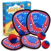Qrooper Beach Toys Toss and Catch Ball Set Outdoor Games for Kids Toys Ball Catch Kids Baseball Training Yard Pool Games Backyard Outside Toys for 3 4 5 6 7 8 Year Old Kids Stocking Stuffers