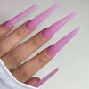 Wellquinn 3XL Dual Nail Forms,Coffin Curved Nail Molds for Nail Extension Polygel Builder Gel Acrylic Nail Dip Powder Nails Poly Nail Extension Gel