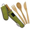 Bamboo Travel Utensils - To-Go Ware Utensil Set with Carrying Case (Avocado)