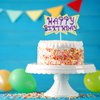 Cartoon Happy Birthday Cake Toppers for Kids - Perfect as cartoon-themed birthday party, baby shower party, or TV show party decorations for boys or girls - SugarGer