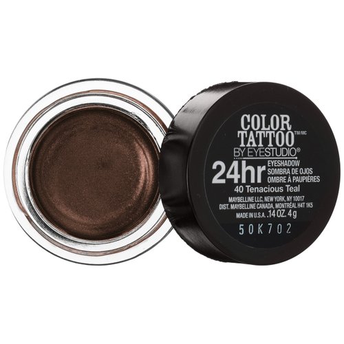 Maybelline Eyestudio ColorTattoo Leather 24HR Cream Eyeshadow, Chocolate Suede, 0.14 oz.