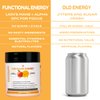 Forgge Focus Energy Drink Powder - Lion’s Mane, Alpha-GPC, L-Theanine and Nootropics for Focus - Vitamins + Electrolytes - Natural Caffeine, Sugar Free (Peach Mango)