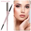 TurritopsisD 1-Pack Eyebrow Pencil & Brow Razor with Comb kit, Dual-ends Easy to Color Waterproof Long-lasting Makeup Natural Eye Brows Looking (Khaki Brown)