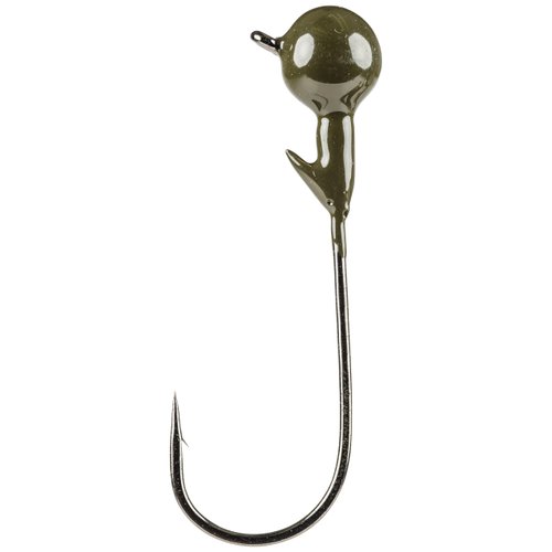 Strike King (TGSH316-46) Tour Grade Jig Head Fishing Lure, 46 - Green Pumpkin, 3/16 oz, 60 Degree Flat Eye Gamakatsu Hook