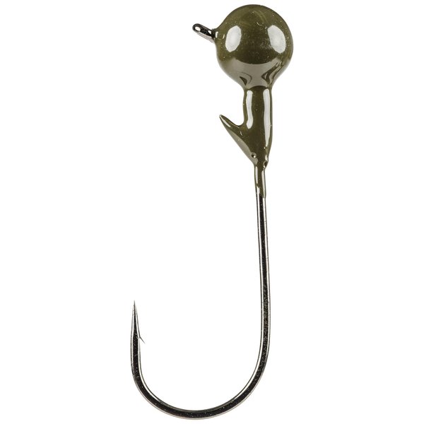 Strike King (TGSH316-46) Tour Grade Jig Head Fishing Lure, 46 - Green Pumpkin, 3/16 oz, 60 Degree Flat Eye Gamakatsu Hook