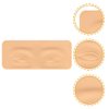 Healvian Silicone Eyebrow Tattoo Practice Skin 2Pcs Microblading Fake Makeup Skin Sheets Eyebrow Model Eyeliner Tattoos Latex Skin for Beginners