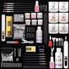 BORN PRETTY Acrylic Nail Kit with Drill - 92Pcs Acrylic Pwoder Set for Beginners With Everything Acrylic Powder and Liquid Set for Nails Supplies Acrylic Brushes Nail Tips Art Decoration Tools DIY Salon at Home