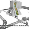 Replacement Parts for Fisher-Price Thomas & Friends Track-Master Turbo Jungle Train Playset - FJK50 ~ Replacement Stickers / Labels