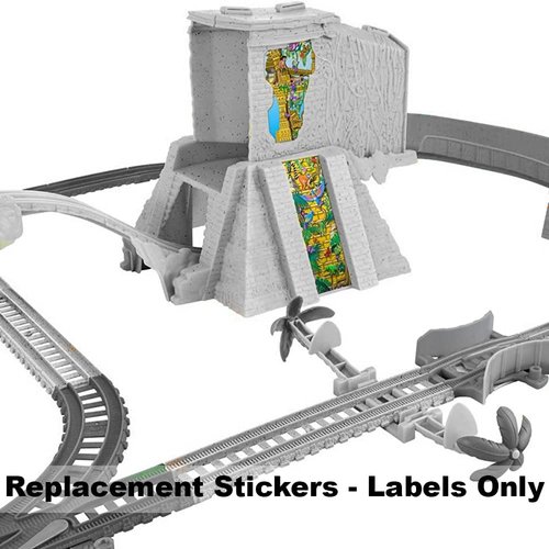 Replacement Parts for Fisher-Price Thomas & Friends Track-Master Turbo Jungle Train Playset - FJK50 ~ Replacement Stickers / Labels