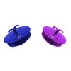 TOPMED ETS Hair Scalp Exfoliator Brush, Dandruff Cleaning Brush, Shower Scalp Shampoo Brush for Home, Office, Travel and Pets Pack of 2 (Purple & Blue)