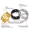 Stackable Rings Cuban Link Chain Ring Stainless Steel Men Gift Midi Rings Size 9 Chain Link Rings