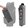 OSPUORT Golf Cooler Bag Waterproof Insulated with Detachable Shoulder Strap - Hold 6 Pack of Cans or Two Bottles of Wine (Grey)