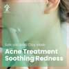 AZ BIOTECH Salicylic Acid Facial Clay Mask for Acne, Mask for Acne Prone with Vitamin C, Glycerol Aloe vera, Vitamin E, Deep Pore Cleansing, 4.23 OZ
