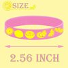 BignzwUra 24PCS Lemon Cutie Themed Party Rubber Bracelets Yellow Lemon Baby Shower Birthday Party Favors Supplies Decorations Goodie Bag Silicone Wristbands