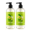 Caldrea Hand Wash Soap, Aloe Vera Gel, Olive Oil and Essential Oils to Cleanse and Condition, Ginger Pomelo Scent, 10.8 oz, 2 Pack