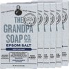 Grandpa's Epsom Salt & Baking Soda Soap 3.25 Ounces (Pack of 6)