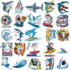 Ooopsiun Shark Temporary Tattoos for Boys - 12 Sheets Ocean Shark Birthday Party Decorations Supplies Favors for Boys Kids