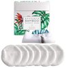 Luxury Bamboo Reusable Makeup Remover Pads, USA Brand (14 Pack), Four Layer Face Pads with Pocket - Reusable Bamboo Face Pads - Eco-Conscious Makeup Remover Pads - Includes Mesh Washing Bag (White)