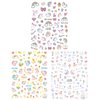 ALLYDREW 3 Sheets Dreamy Unicorns Nail Stickers Nail Art