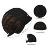Salaibs Mens Brown Short Wigs Natural Fluffy Male Hair Wig Synthetic Heat Resistant Realistic Full Wig for Daily Use