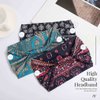 YBSHIN Boho Headbands Elastic Wide Nurses Knot Hair Bands Ear Protection Head Wraps Yoga Workout Sweatbands Stretch Running Sport Head Bands for Women 3Pcs