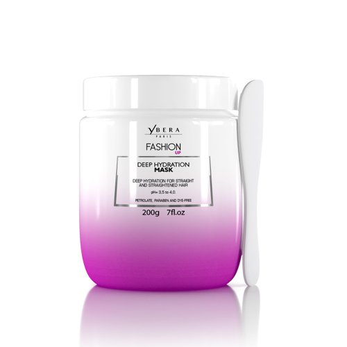 YBERA PARIS Fashion UP Mask | Ideal for Extremely Dry Hair | Shining Hair | Color Safe | Enhanced with Oil Grape Seed & Murumuru | Sulfates-Parabens Free | 7.0 Oz